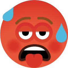 faccina accaldata as rendered by Skype