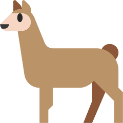 llama as rendered by Skype