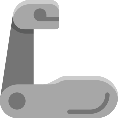 mechanical arm as rendered by Skype