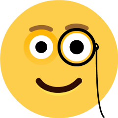 Face with Monocle as drawn by Skype in 1.2