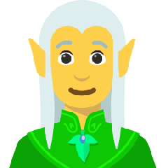 Elf as drawn by Skype in 1.2