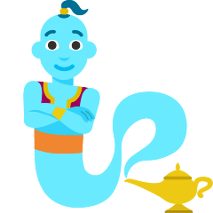 genie as rendered by Skype