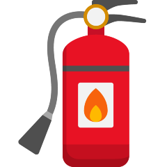 fire extinguisher as rendered by Skype