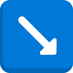 Down-Right Arrow as drawn by Skype in 1.2