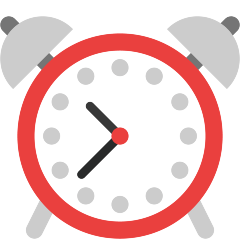 alarm clock as rendered by Skype