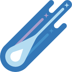 comet as rendered by Skype