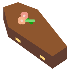coffin as rendered by Skype