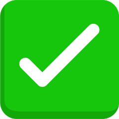 check mark button as rendered by Skype