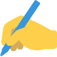 Writing Hand as drawn by Skype in 1.2