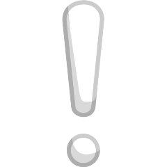 white exclamation mark as rendered by Skype
