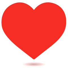 Red Heart as drawn by Skype in 1.2