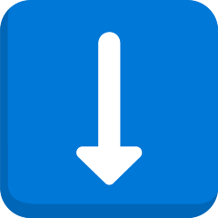 Down Arrow as drawn by Skype in 1.2