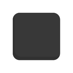 black large square as rendered by Skype