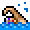 Person Swimming, the design in this release