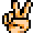 Victory Hand as drawn by SoftBank in 2001