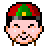 中華帽の男性 as drawn by SoftBank in 2004