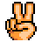 Victory Hand as drawn by SoftBank in 2004