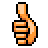Thumbs up as drawn by SoftBank in 2006
