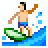 Person Surfing, the previous design