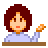 Person Tipping Hand, the previous design