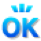 OK Button as drawn by SoftBank in 2010