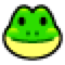 Frog as drawn by SoftBank in 2010