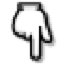 Backhand Index Pointing Down, the design in this release