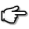 Backhand Index Pointing Right, the design in this release