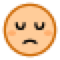 Pensive Face as drawn by SoftBank in 2010