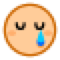 Crying Face as drawn by SoftBank in 2010