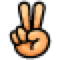 Victory Hand as drawn by SoftBank in 2010