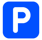 P button as rendered by SoftBank
