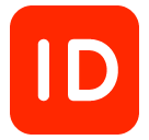 ID button as rendered by SoftBank