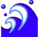 water wave as rendered by SoftBank