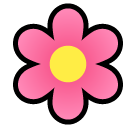 开花 as rendered by SoftBank