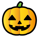 zucca di Halloween as rendered by SoftBank