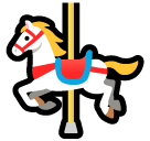 carousel horse as rendered by SoftBank