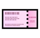 Ticket as rendered by SoftBank