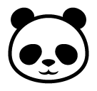 rosto de panda as rendered by SoftBank