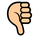 Thumbs Down as drawn by SoftBank in 2014