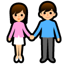 Woman and Man Holding Hands, the design in this release