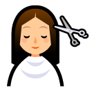 Person Getting Haircut, the design in this release