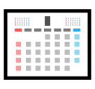 calendar as rendered by SoftBank