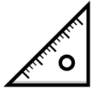 triangular ruler as rendered by SoftBank