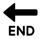 END-Pfeil as rendered by SoftBank