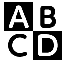 input latin uppercase as rendered by SoftBank