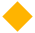 large orange diamond as rendered by SoftBank
