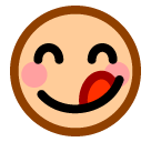 Face Savoring Food, the design in this release