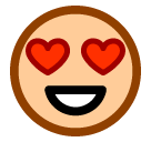 Smiling Face with Heart-Eyes, the design in this release
