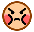 faccina accigliata as rendered by SoftBank